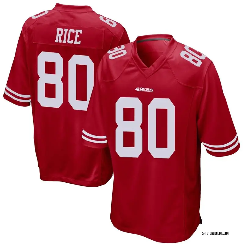 49ers rice jersey