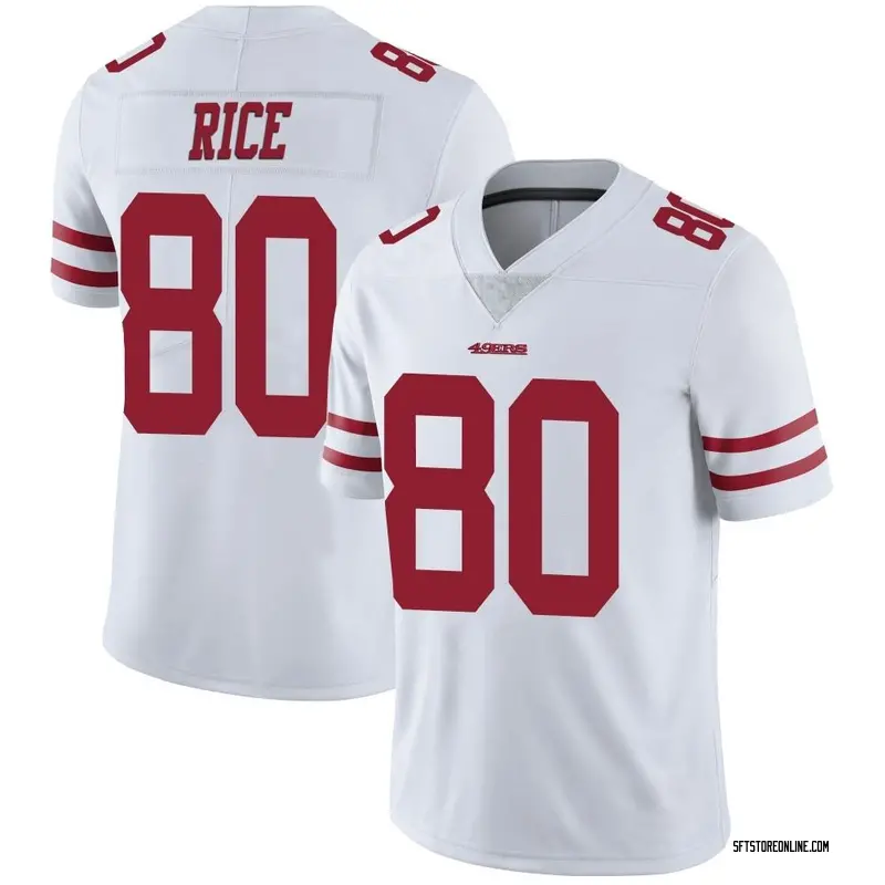 jerry rice white jersey