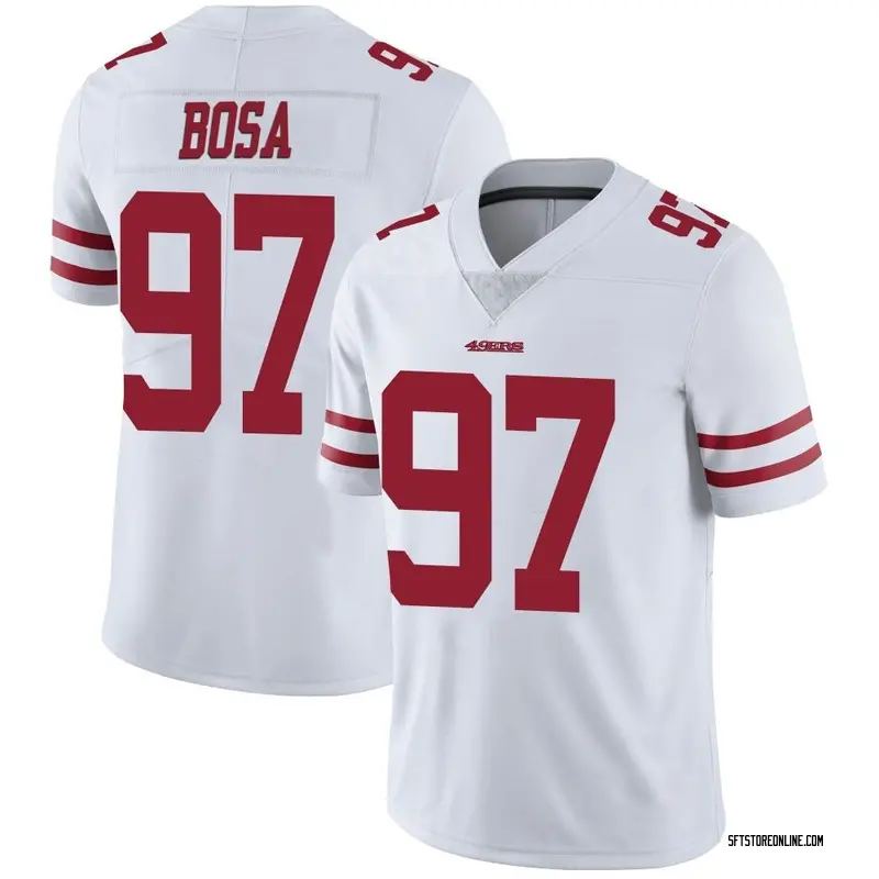 nick bosa jersey white