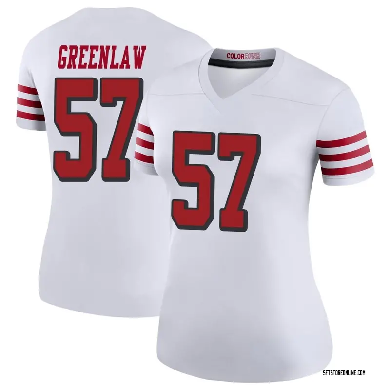 49ers white color rush jersey
