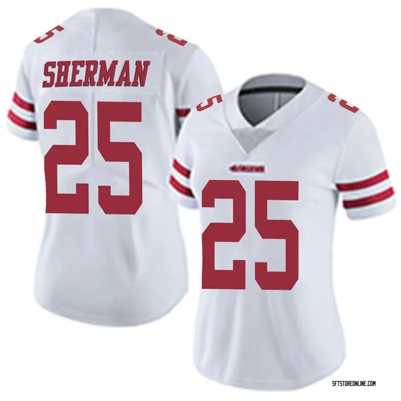 richard sherman 49ers jersey black