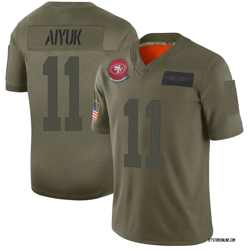 Youth Brandon Aiyuk San Francisco 49ers 2019 Salute to Service Jersey