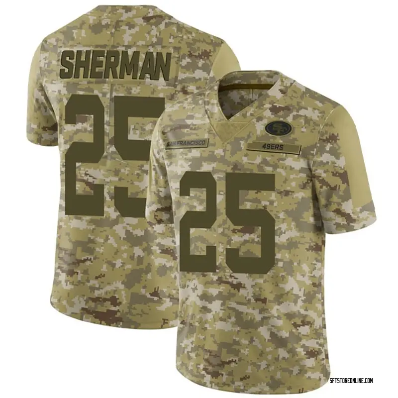 richard sherman 49ers jersey black